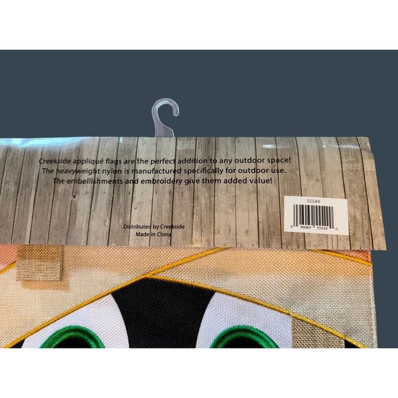 Halloween Mummy Garden Flag 12.5" x 18" Weather Fade Resistant  Appliqué - Picture 9 of 11